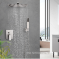 Brass Shower Faucet With Rainfall Plate Spray Head